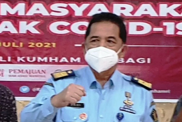 Kepala Divisi Pemasyarakatan Kanwil Kemenkumham Sumsel, Dadi Mulyadi.